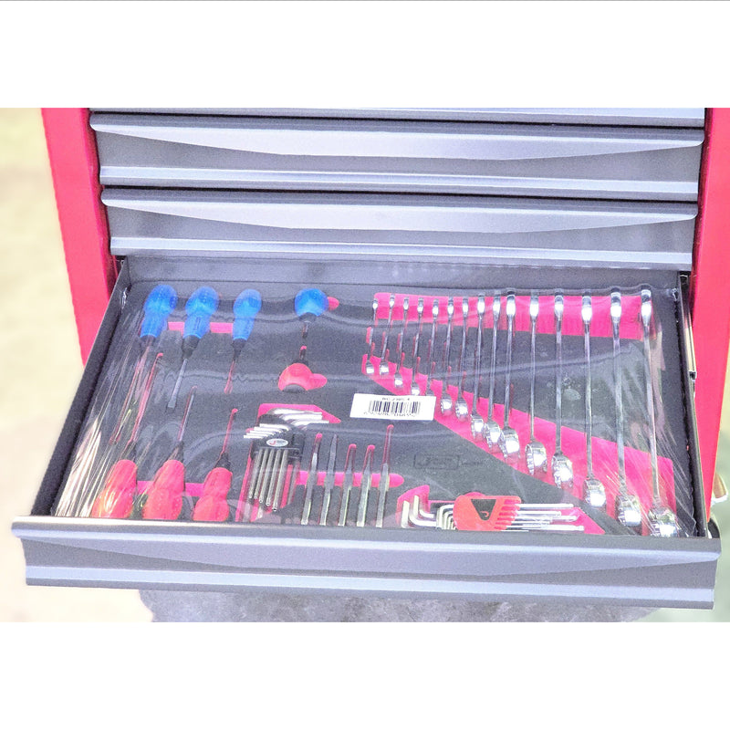 Tool Set 230-Piece with 6-Drawer Trolley