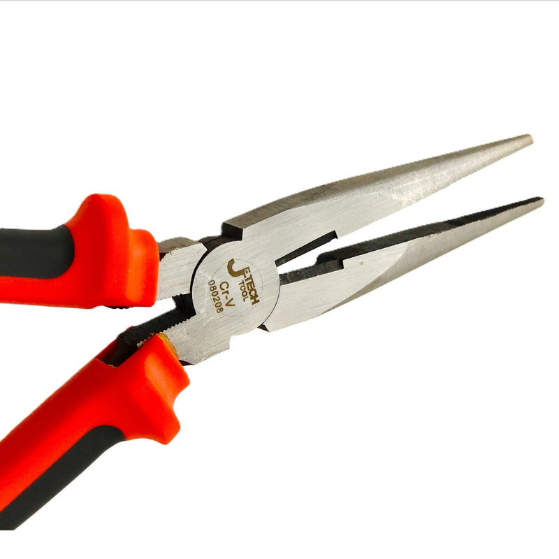 Long Nose Pliers 8-Inch with Cutter