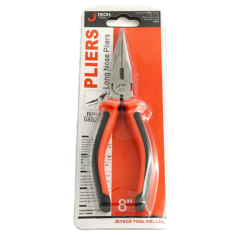 Long Nose Pliers 8-Inch with Cutter