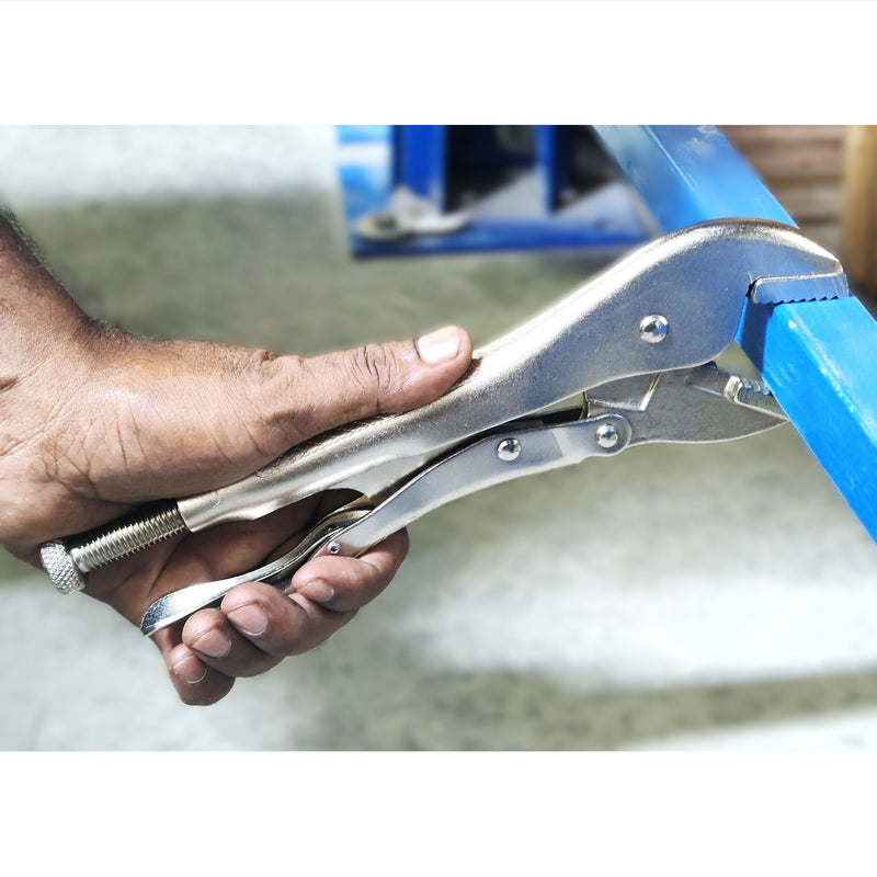 Locking Pliers 10-Inch Straight Jaw Vise Grip
