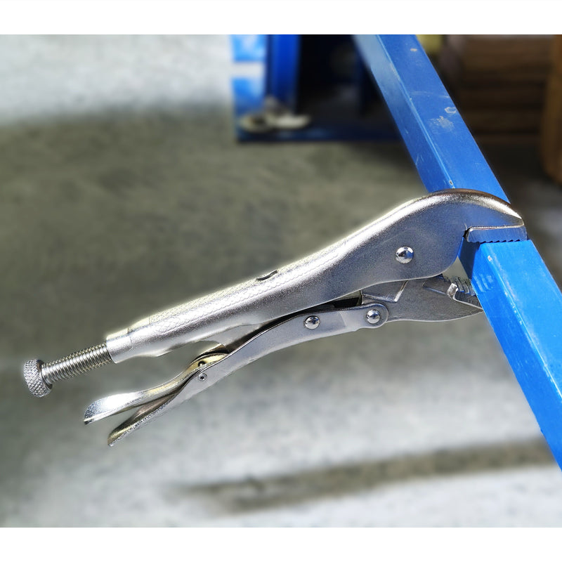 Locking Pliers 10-Inch Straight Jaw Vise Grip