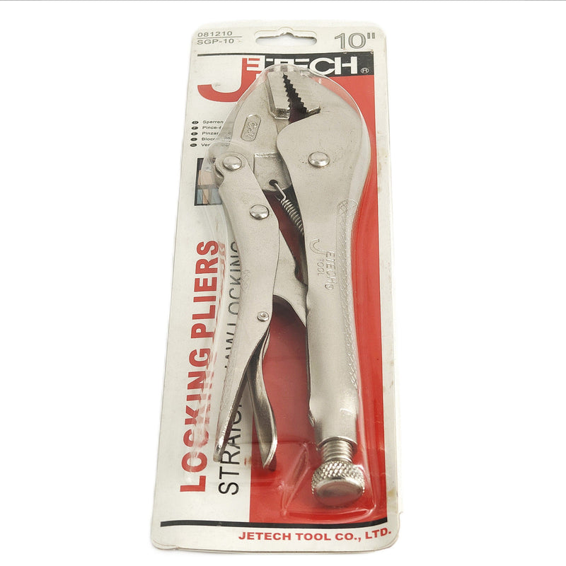 Locking Pliers 10-Inch Straight Jaw Vise Grip