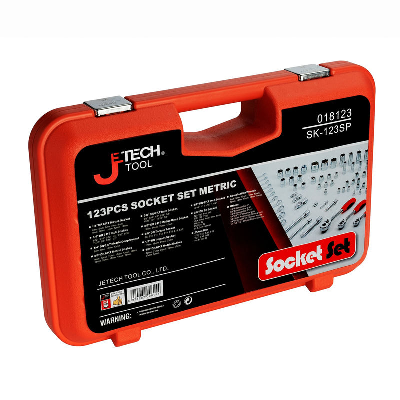 Socket Set 123 Pieces Metric