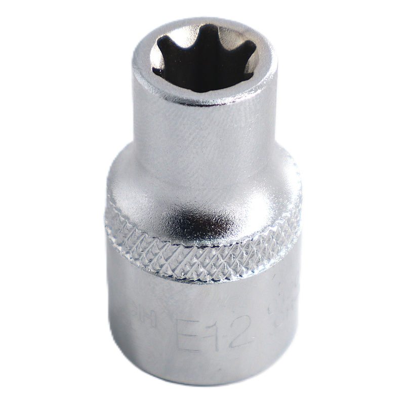 Torque Socket 1/2 Inch Drive E12 Star Socket