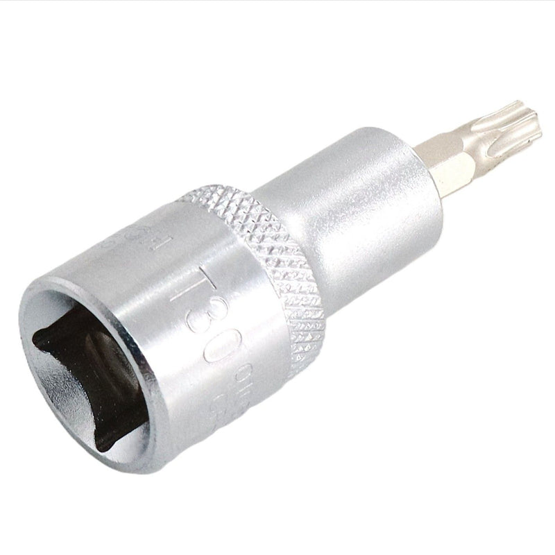 Torx Bit Socket T30 1/2-Inch Drive CR-V Steel (50mm)
