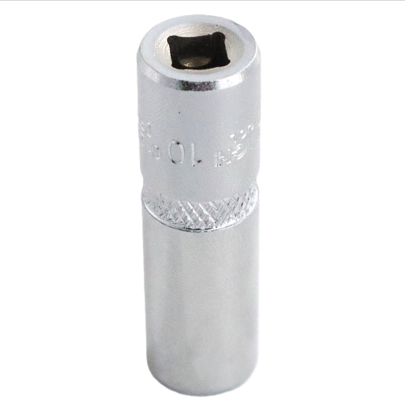Deep Socket 10mm 1/4-Inch Drive Metric 6-Point