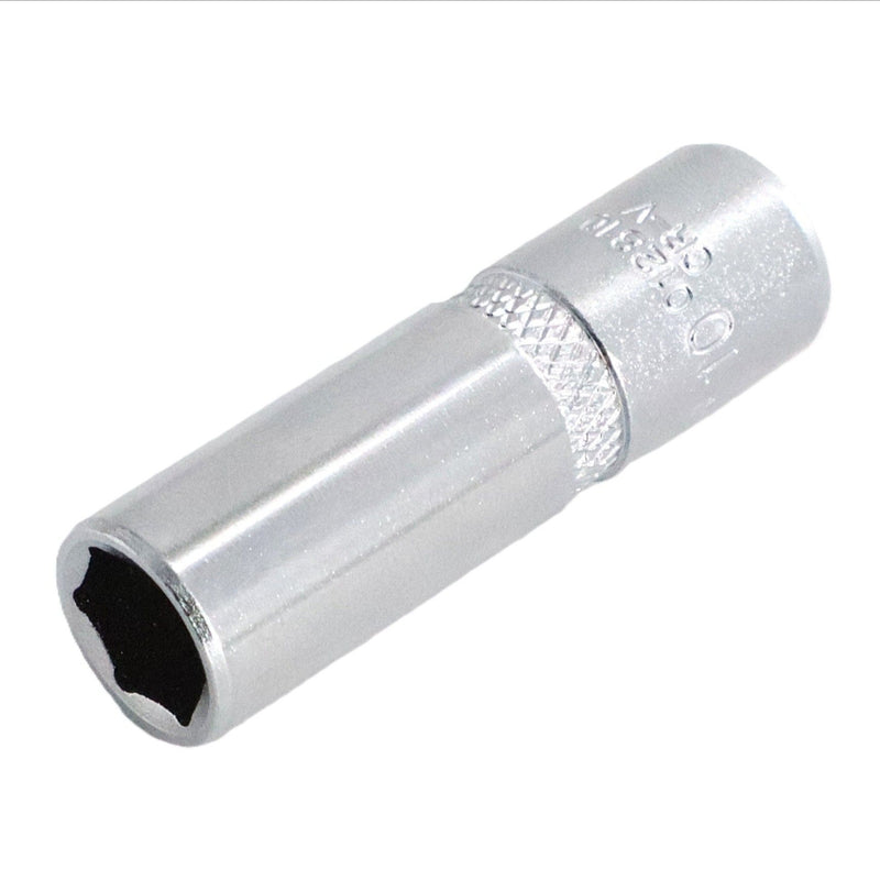 Deep Socket 10mm 1/4-Inch Drive Metric 6-Point