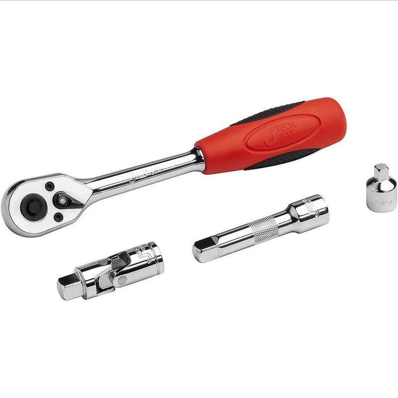 Socket Set 26-Piece 3/8-Inch Drive SAE with Ratchet & Accessories