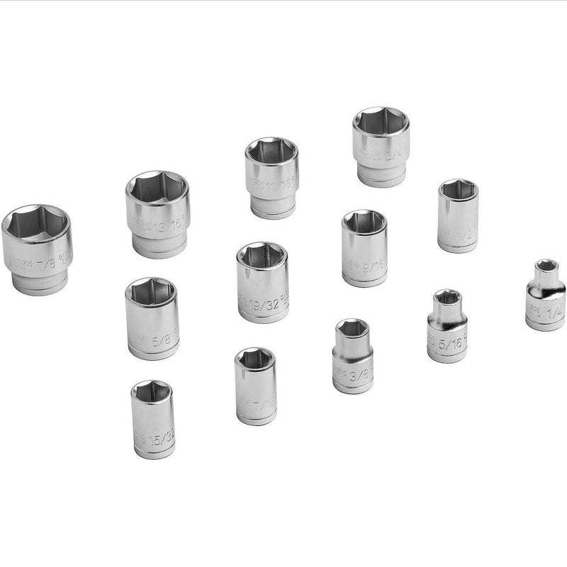 Socket Set 26-Piece 3/8-Inch Drive SAE with Ratchet & Accessories