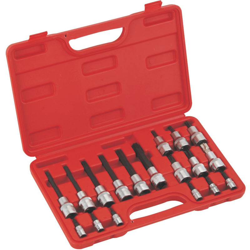 Torx Bit Socket Set 18-Piece 1/2-Inch Drive Standard & Deep