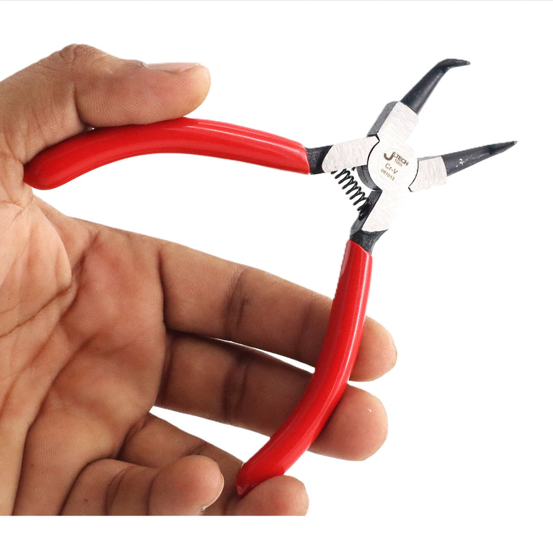 Bent Needle Nose Pliers Internal Snap Ring 124mm