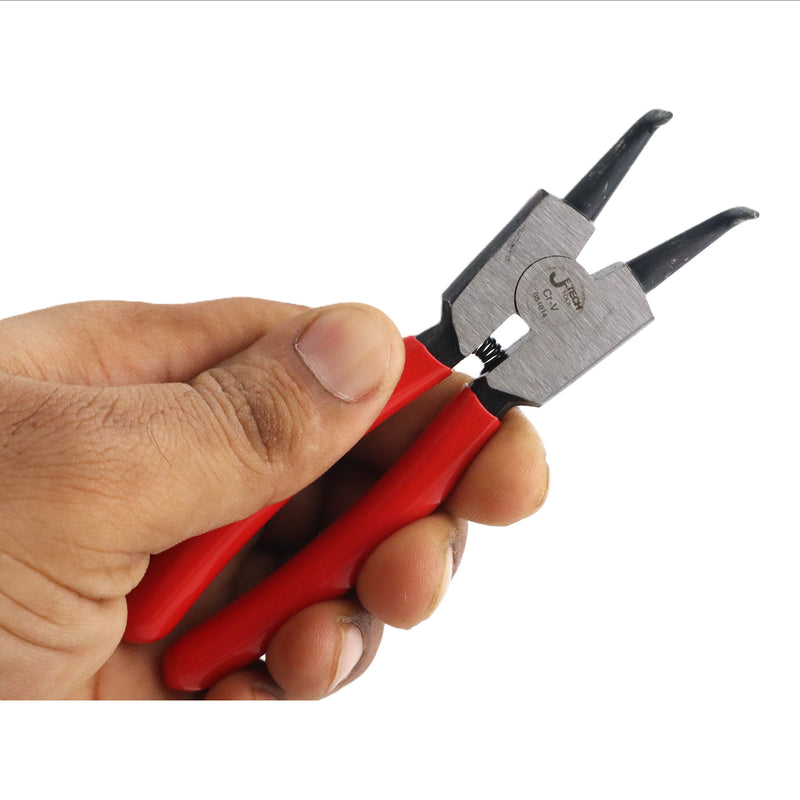 Bent Nose Pliers External Snap Ring 4.5-Inch