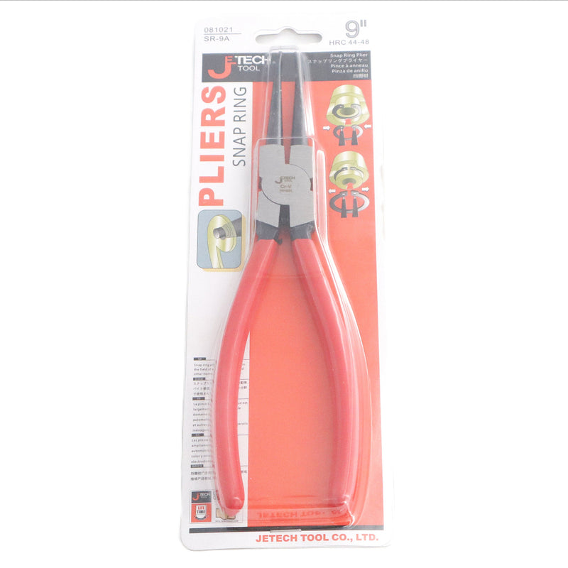 Snap Ring Pliers 9-Inch Internal Straight Jaw