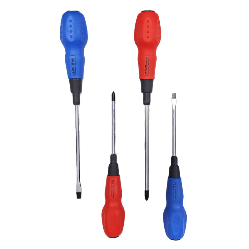Screwdriver Set 4-Piece Phillips & Slotted