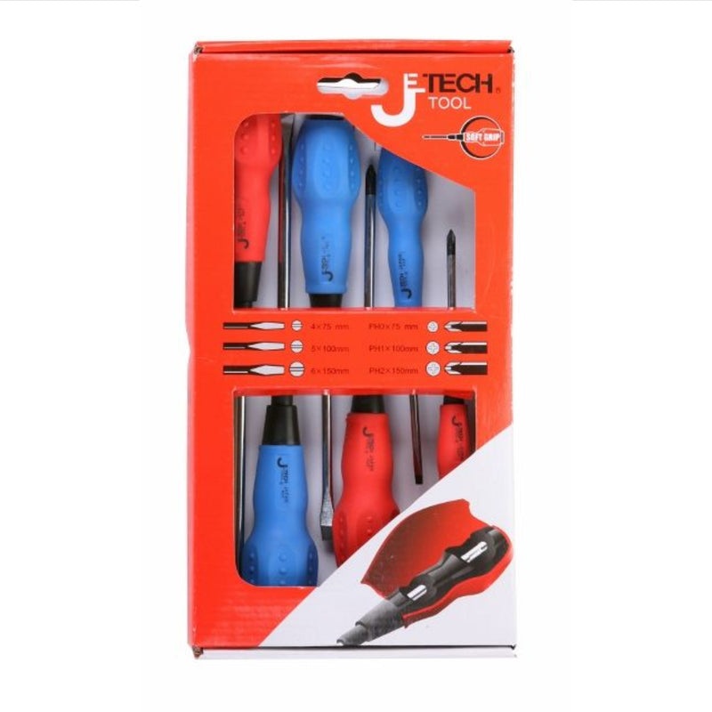 Screwdriver Set Phillips & Slotted (6-Piece)