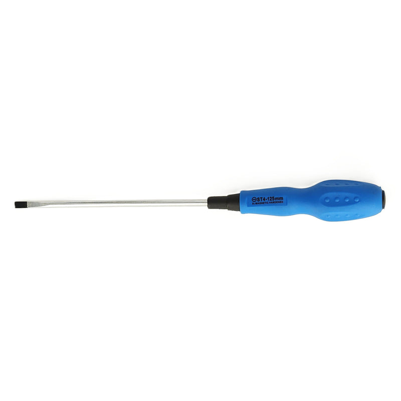 Slotted Screwdriver 4×125mm Soft Grip