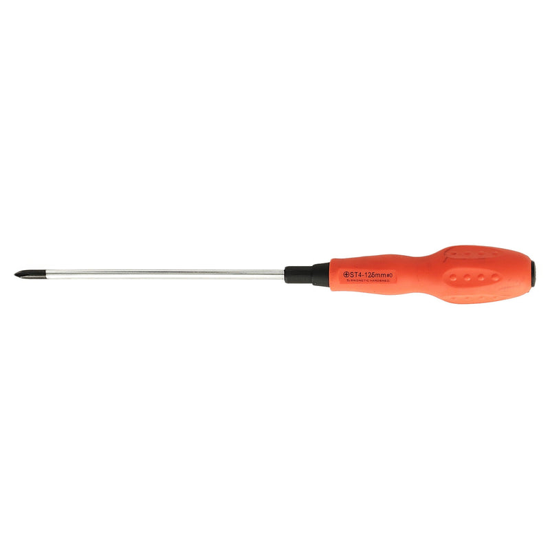 Slotted Screwdriver 4×125mm Soft Grip