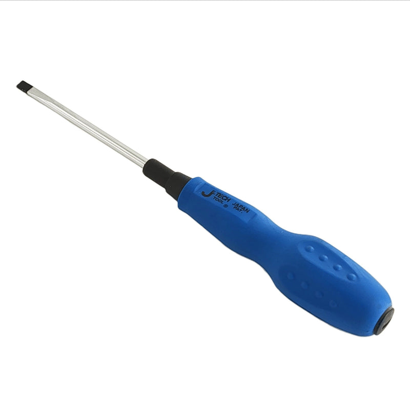 Slotted Screwdriver 4×75mm Soft Grip