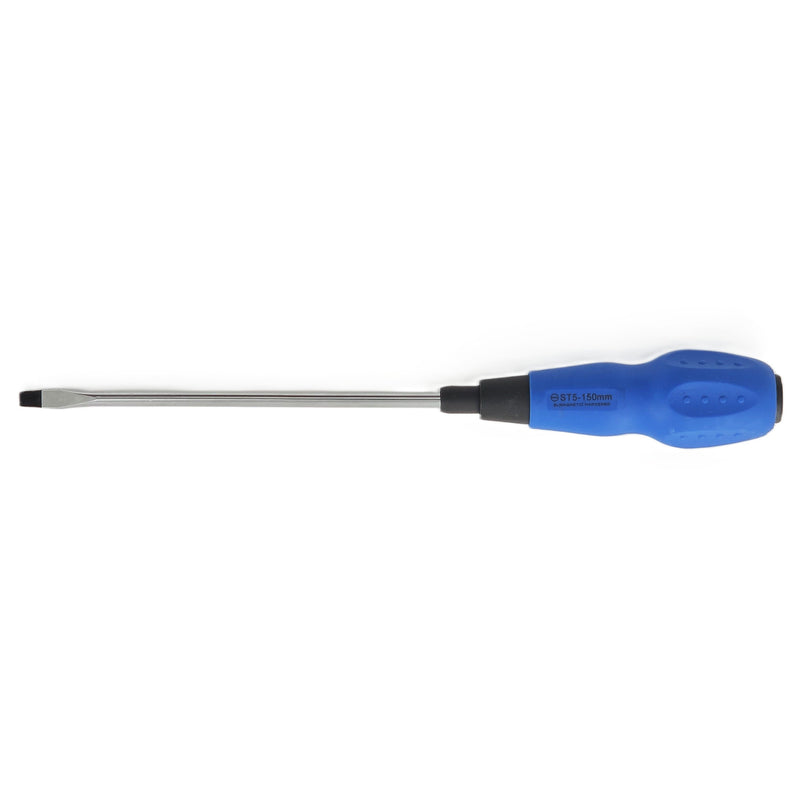 Slotted Screwdriver 5×150mm Soft Grip