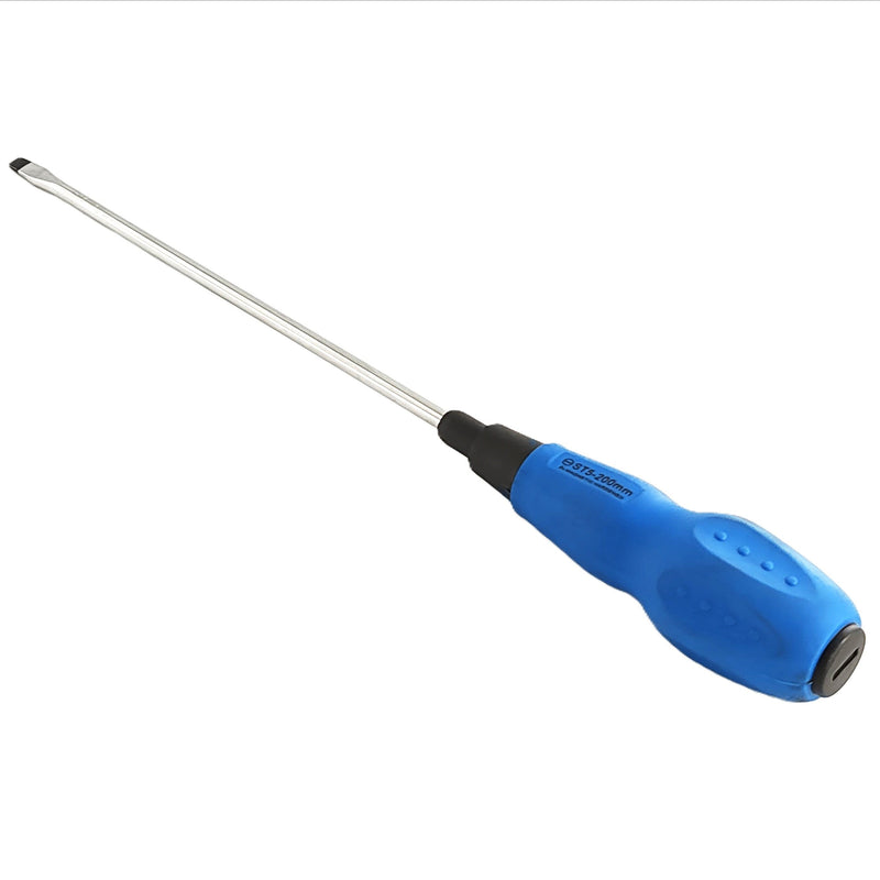 Slotted Screwdriver 5×200mm Soft Grip
