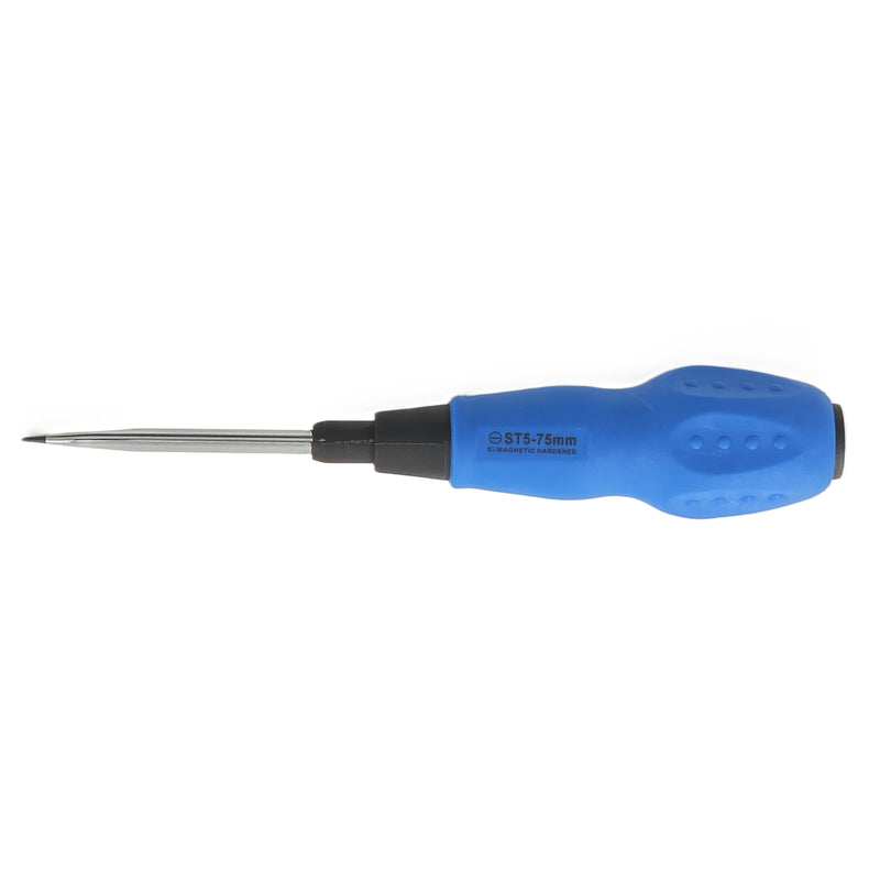 Slotted Screwdriver 5×75mm Soft Grip