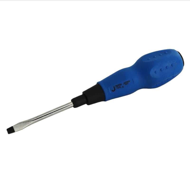 Slotted Screwdriver 5×75mm Soft Grip