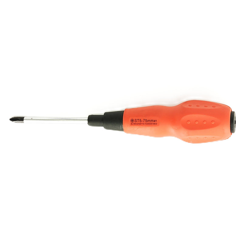 Phillips Screwdriver 5×75mm Soft Grip