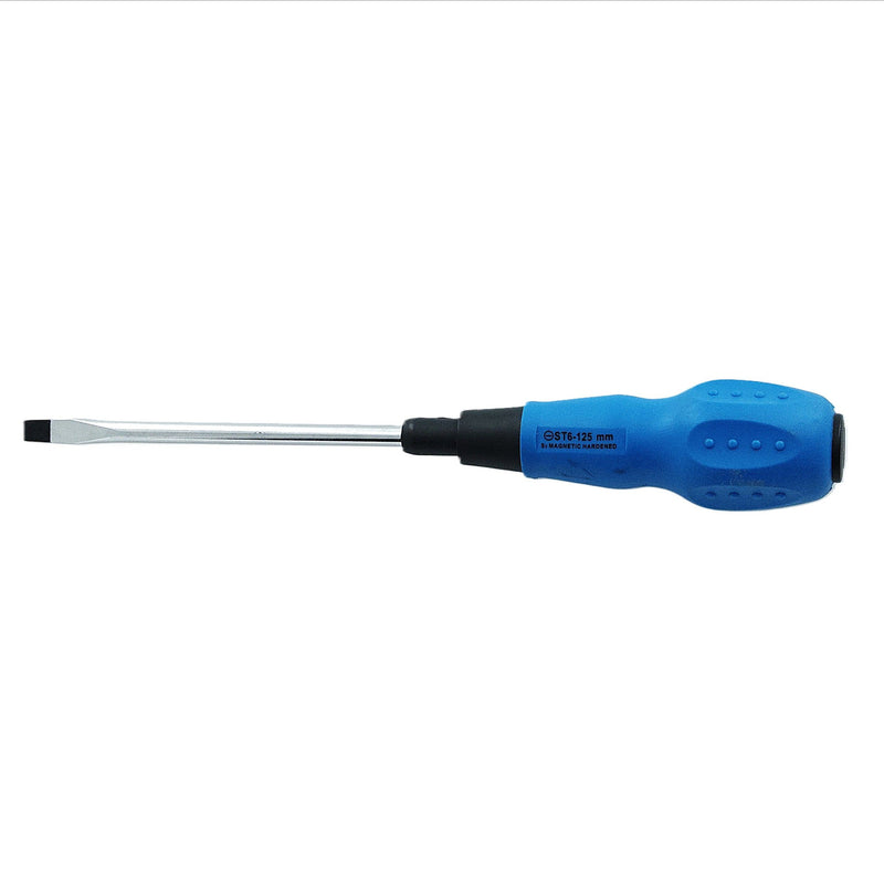 Slotted Screwdriver 6×125mm Soft Grip