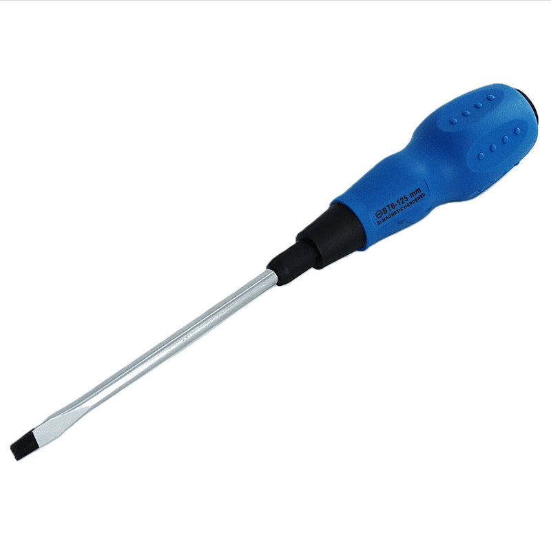 Slotted Screwdriver 6×125mm Soft Grip