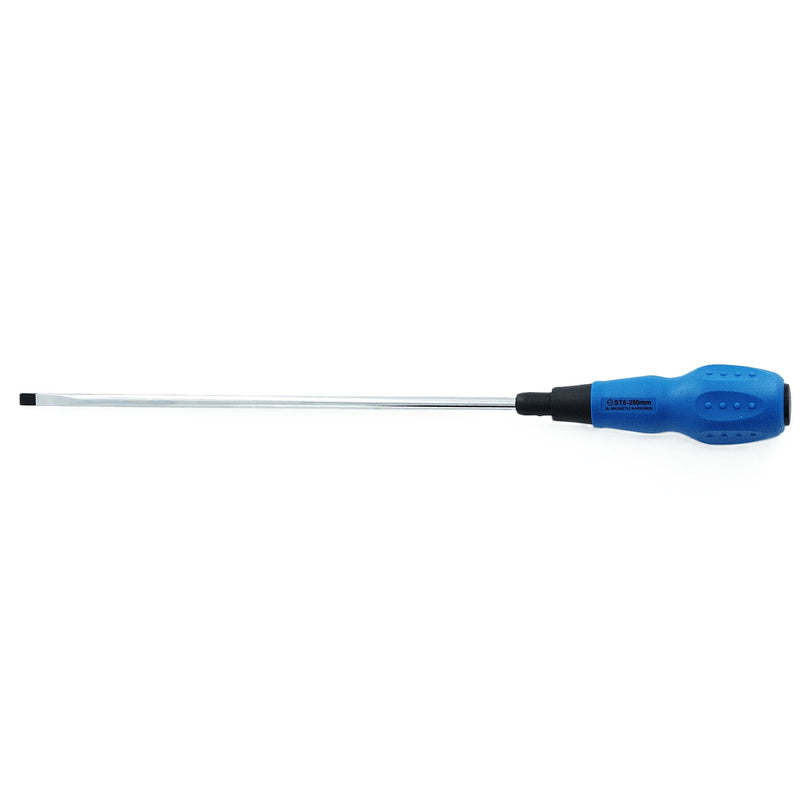 Slotted Screwdriver 6×250mm Soft Grip
