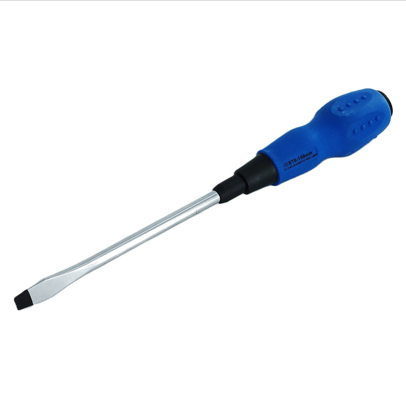 Slotted Screwdriver 8×150mm Soft Grip