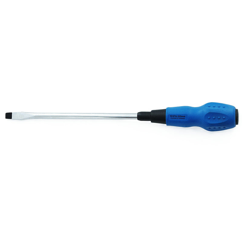 Slotted Screwdriver 8×200mm Soft Grip