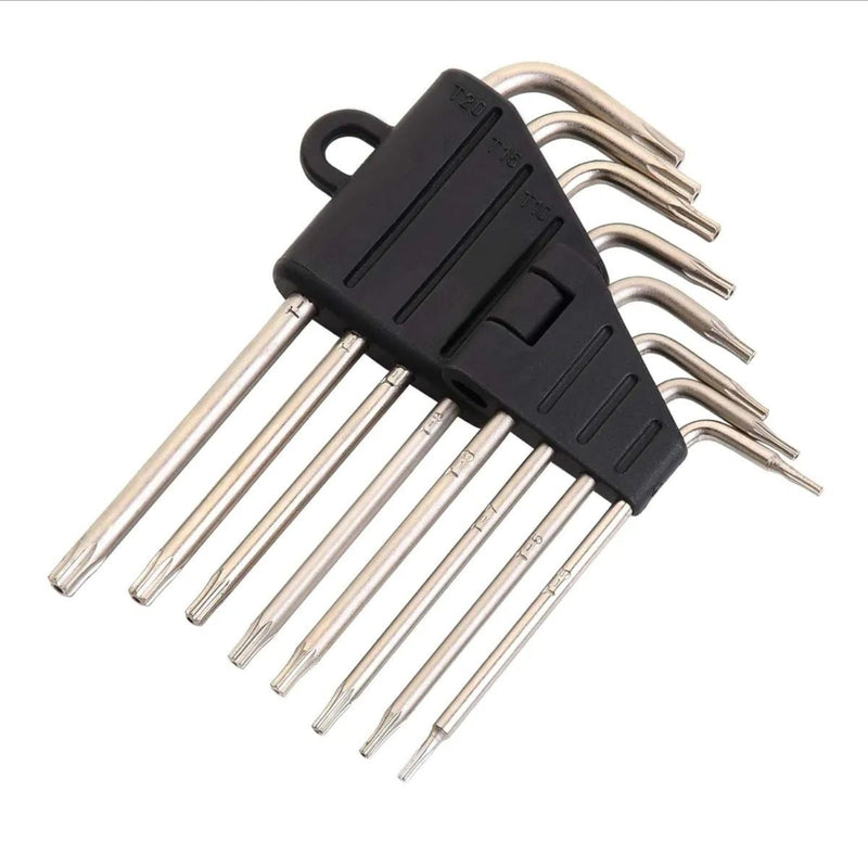 Torx Key Set 8-Piece Tamper-Resistant (T5–TT20)