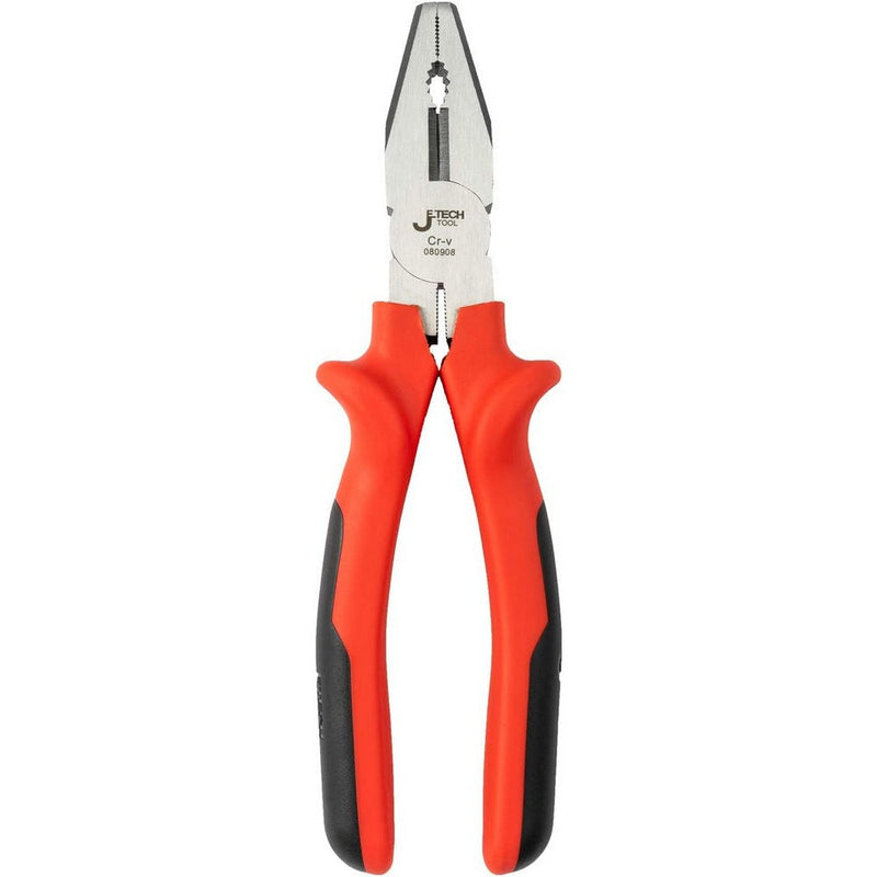 Combination Plier with Hard Cutting Edge and Ergonomic Handle 8 Inch