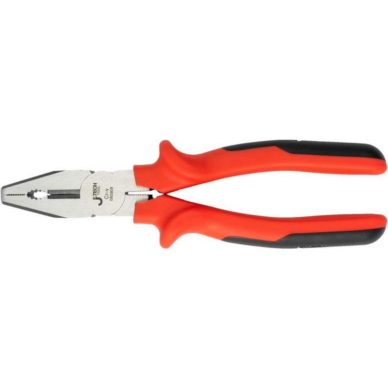 Combination Plier with Hard Cutting Edge and Ergonomic Handle 8 Inch