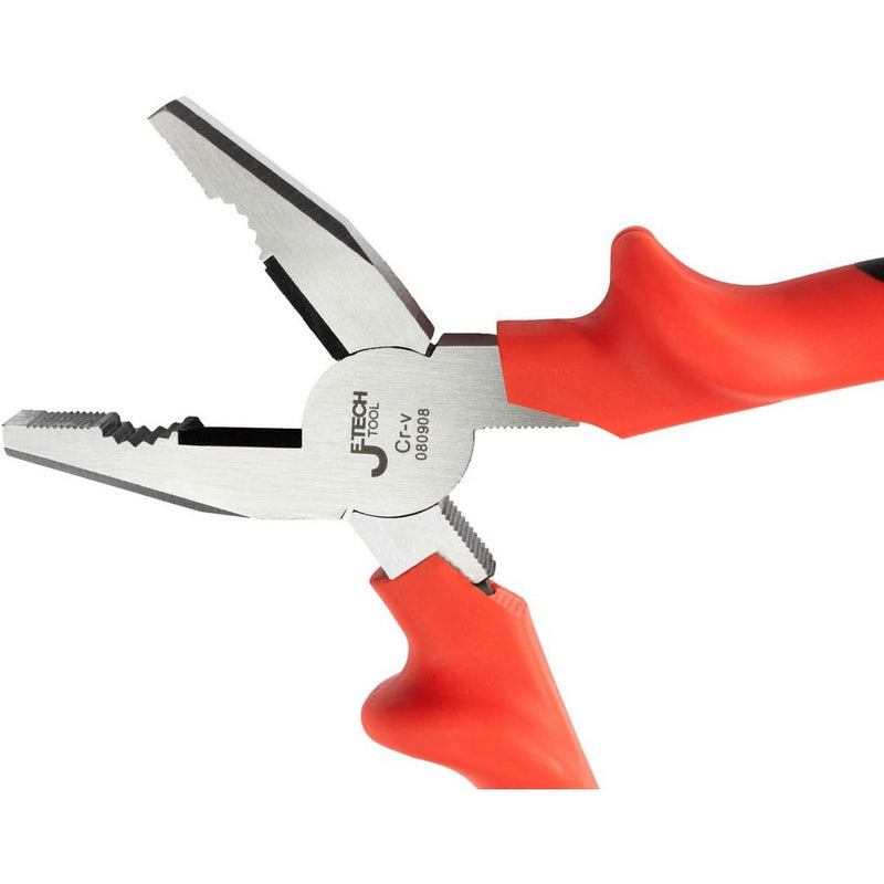 Combination Plier with Hard Cutting Edge and Ergonomic Handle 8 Inch