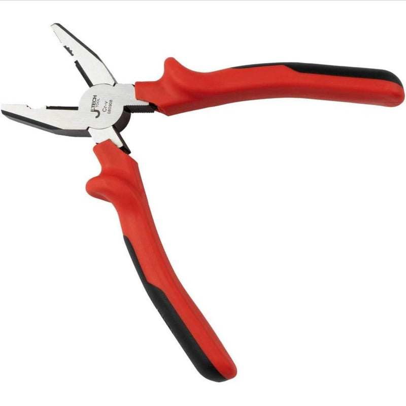 Combination Plier with Hard Cutting Edge and Ergonomic Handle 8 Inch