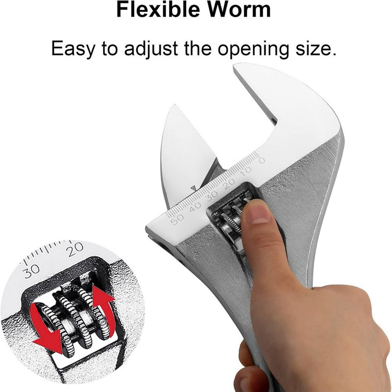 Adjustable Wrench 15-Inch Heavy-Duty