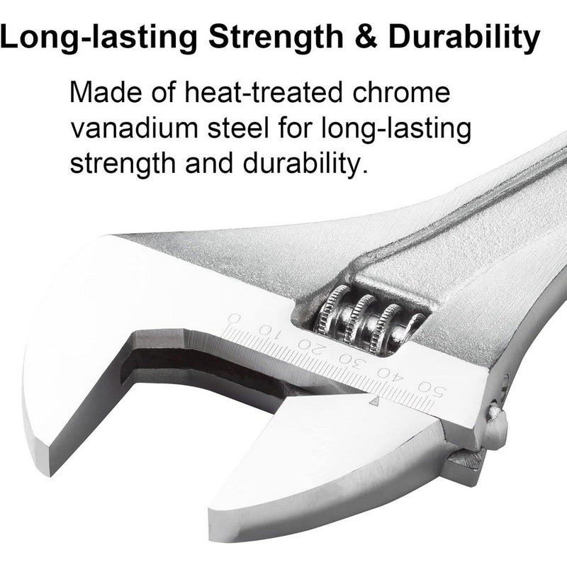 Adjustable Wrench 15-Inch Heavy-Duty
