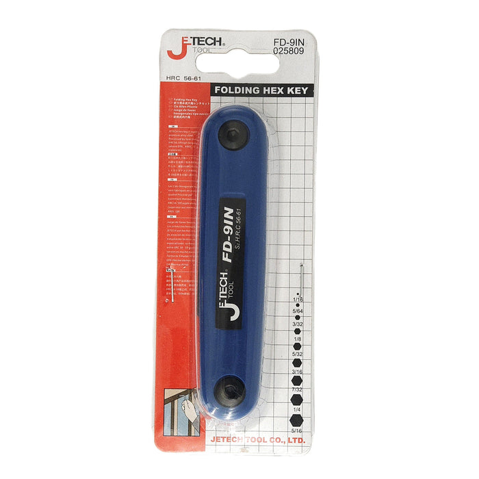 Folding Allen Wrenches Sets 9-Piece