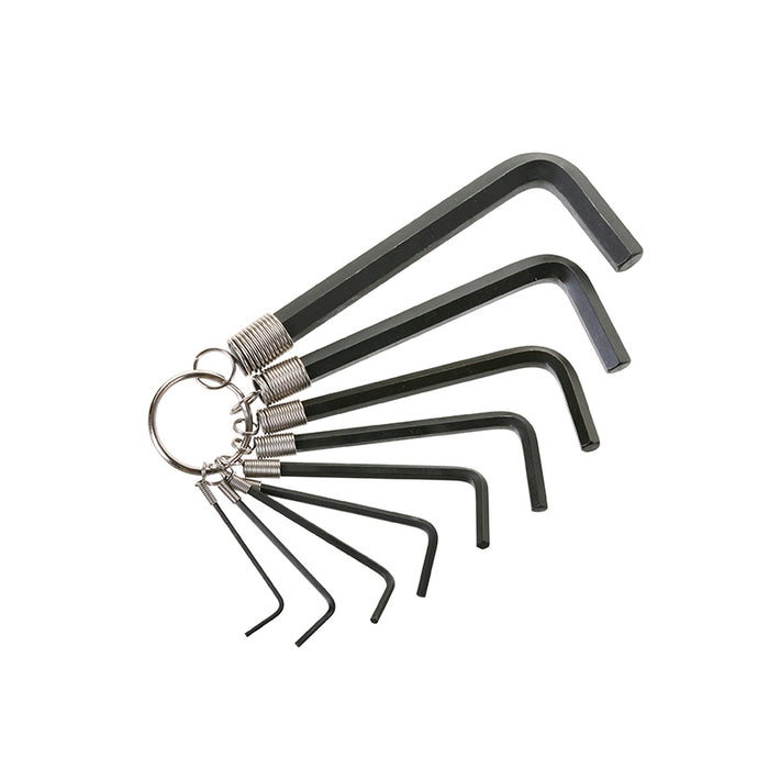 Hex Key Set 8-Piece Metric (1.5–8mm) Keyring