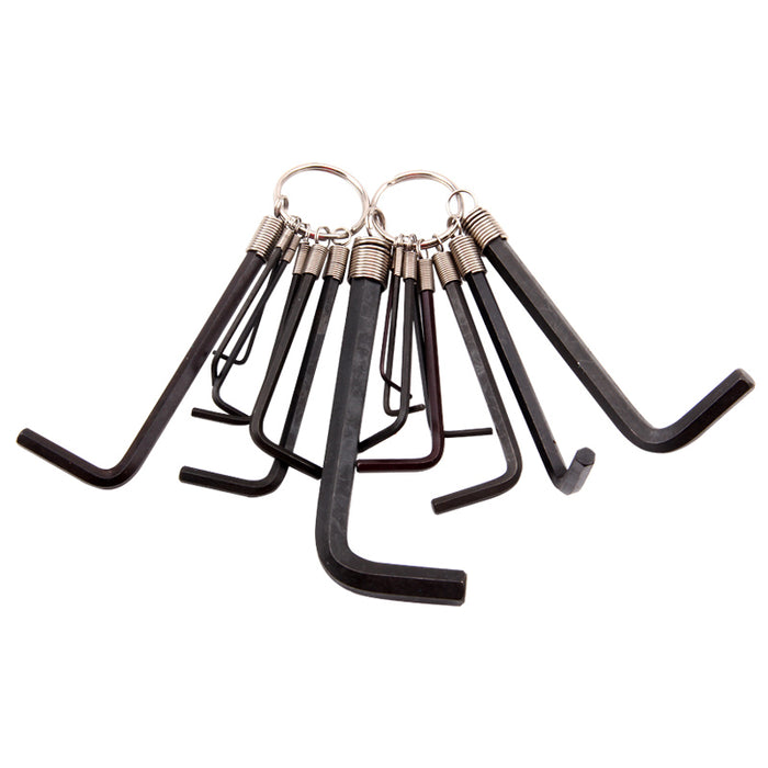 Hex Key Set 8-Piece Metric (1.5–8mm) Keyring