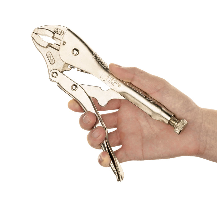 Lock Wire Cutter Curved Jaws Locking Pliers with Wire Cutter 10-Inch — Jetech Tools