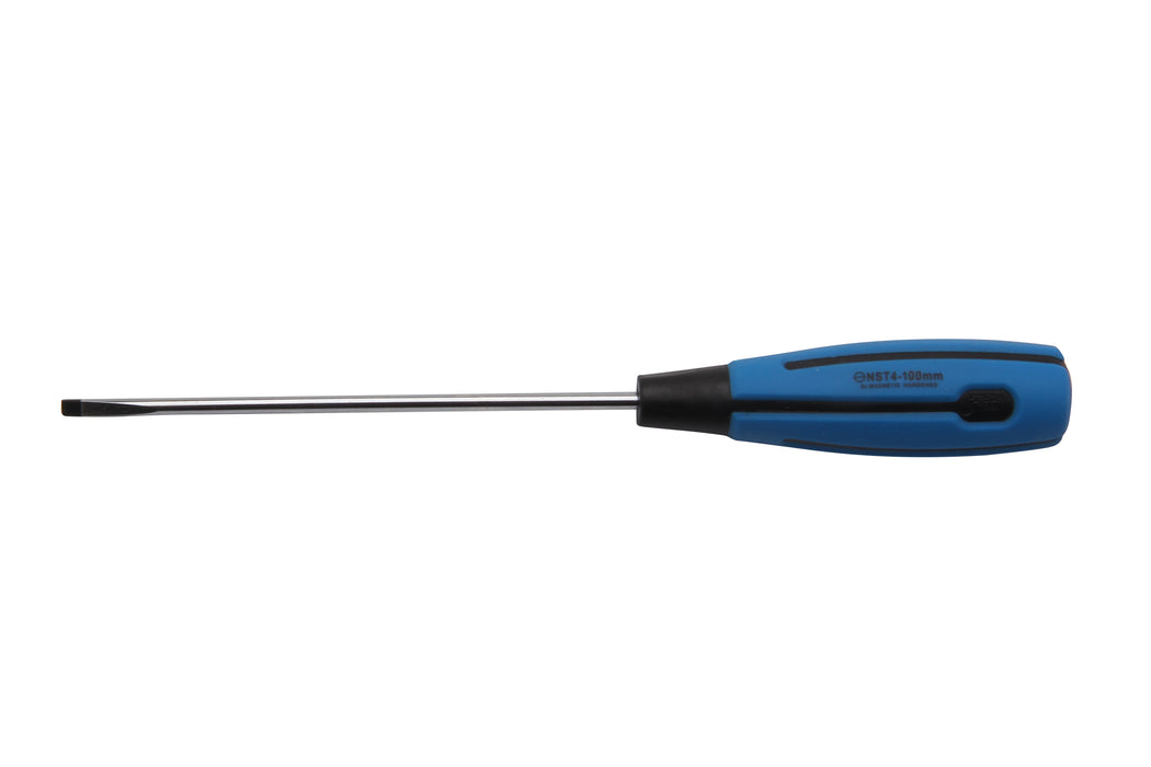 Slotted Screwdriver 4×100mm Soft Grip