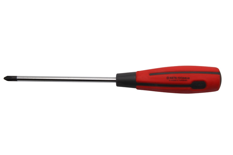 Slotted Screwdriver 6×100mm Soft Grip