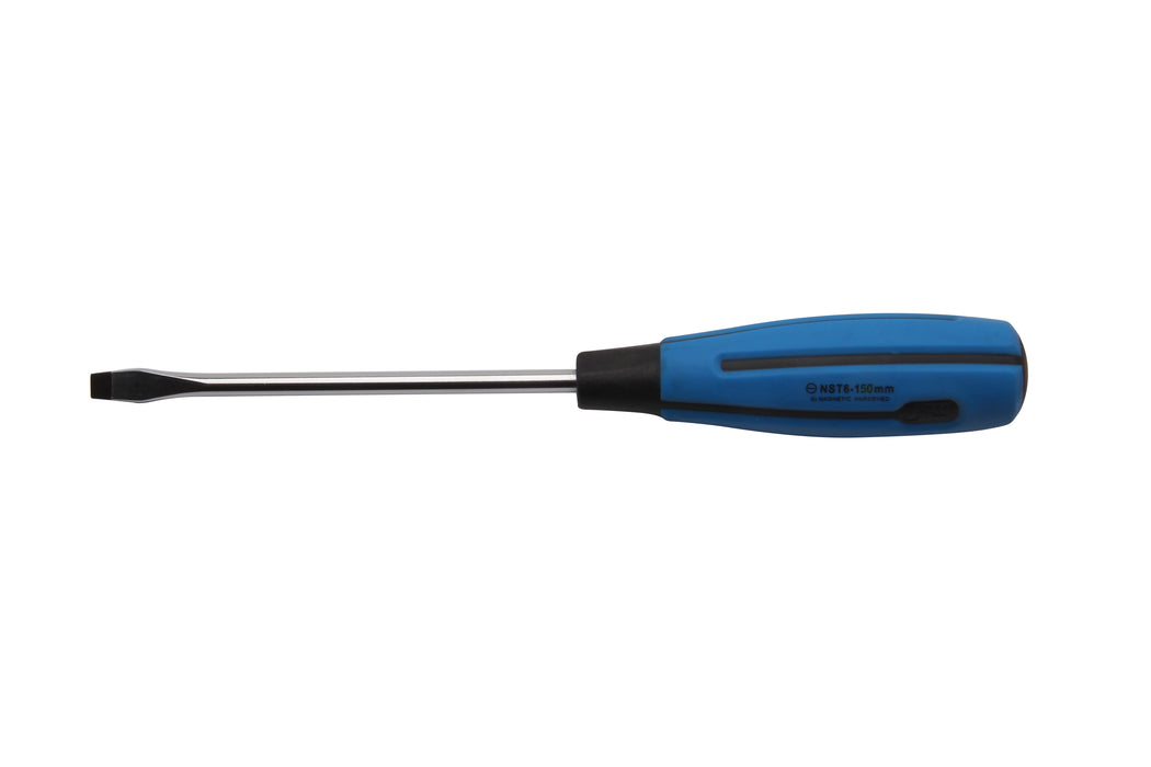 Slotted Screwdriver 6×150mm Soft Grip