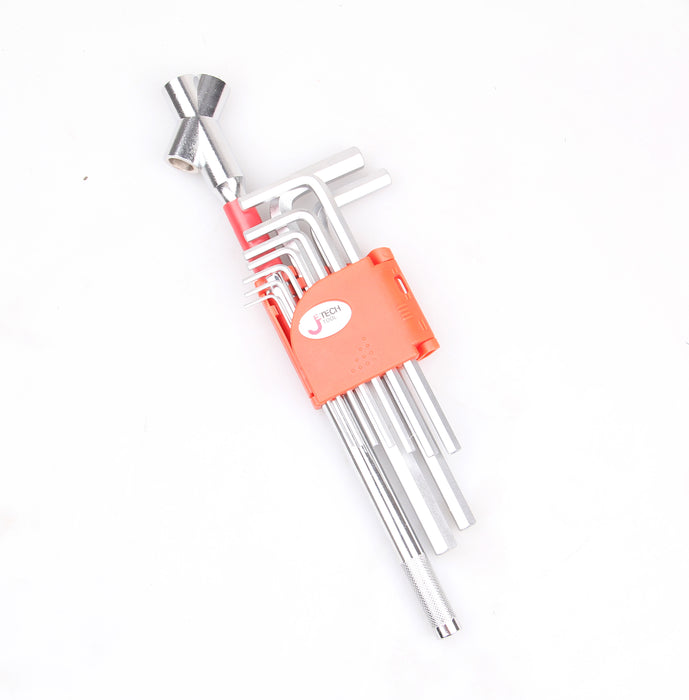Hex Key Set 9-Piece Metric (1.5–10mm)