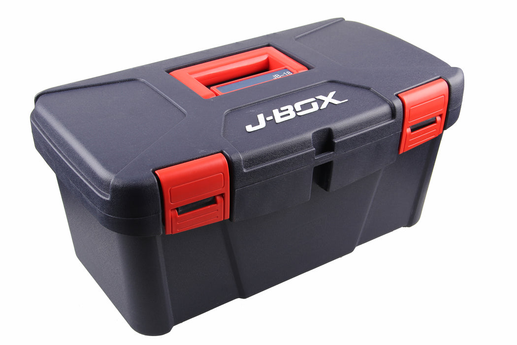 18-Inch Plastic Tool Box with Tray
