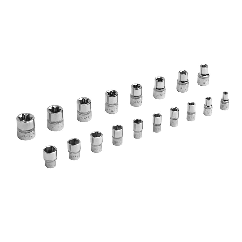 Socket Wrench Set 150-Piece 1/2, 3/8 & 1/4-Inch Drive Metric & SAE with Accessories