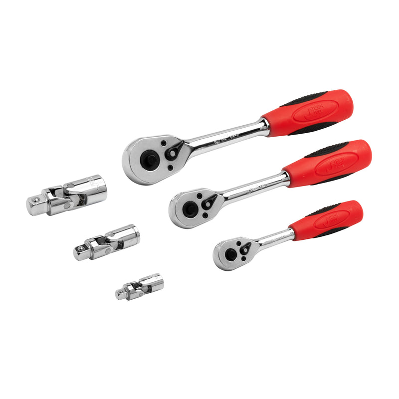 Socket Wrench Set 150-Piece 1/2, 3/8 & 1/4-Inch Drive Metric & SAE with Accessories